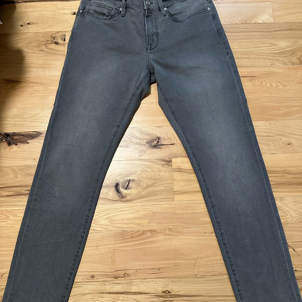 Frame Slim Straight Grey Jeans. Size 32.